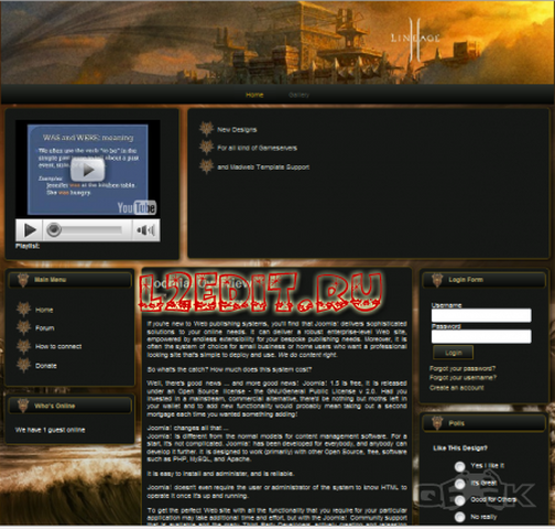 Joomla & Wordpress Template